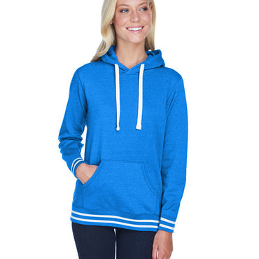 JA8651 J America Ladies' Relay Hooded Sweatshirt