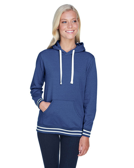 JA8651 J America Ladies' Relay Hooded Sweatshirt