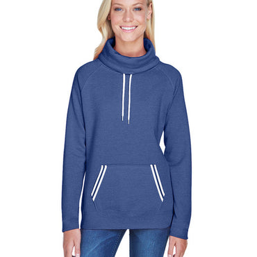 JA8653 J America Ladies' Relay Cowl Neck