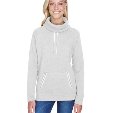 JA8653 J America Ladies' Relay Cowl Neck