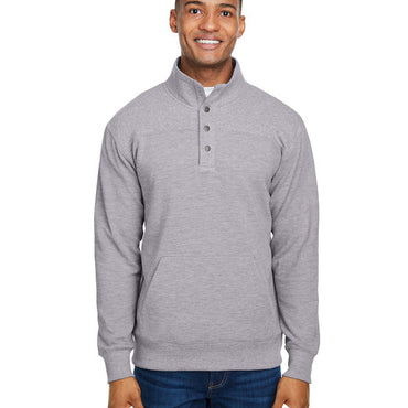 JA8708 J America Ripple Fleece Snap Pullover