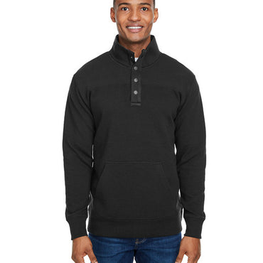 JA8708 J America Ripple Fleece Snap Pullover