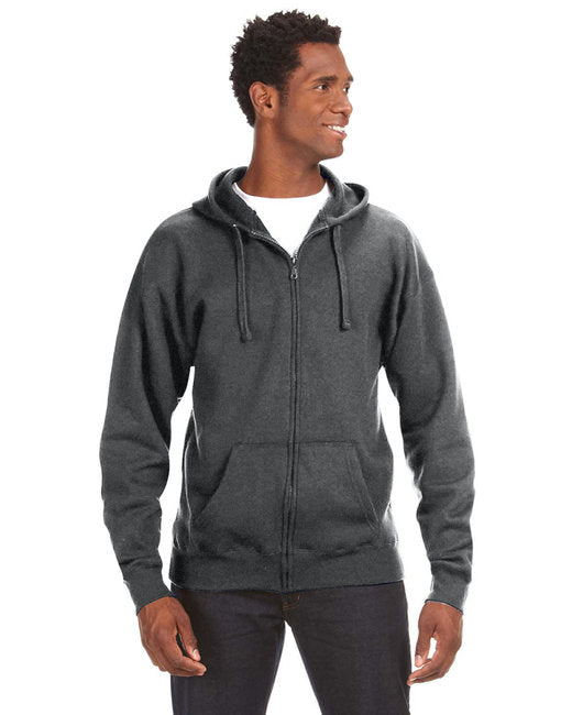 JA8821 J America Adult Premium Full-Zip Fleece Hooded Sweatshirt