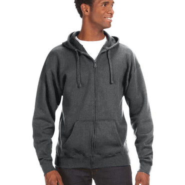 JA8821 J America Adult Premium Full-Zip Fleece Hooded Sweatshirt