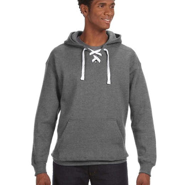 JA8830 J America Adult Sport Lace Hooded Sweatshirt