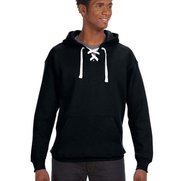 JA8830 J America Adult Sport Lace Hooded Sweatshirt