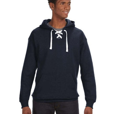 JA8830 J America Adult Sport Lace Hooded Sweatshirt