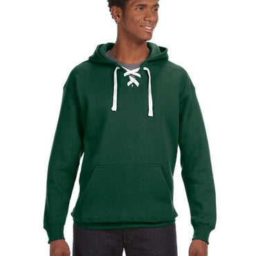 JA8830 J America Adult Sport Lace Hooded Sweatshirt