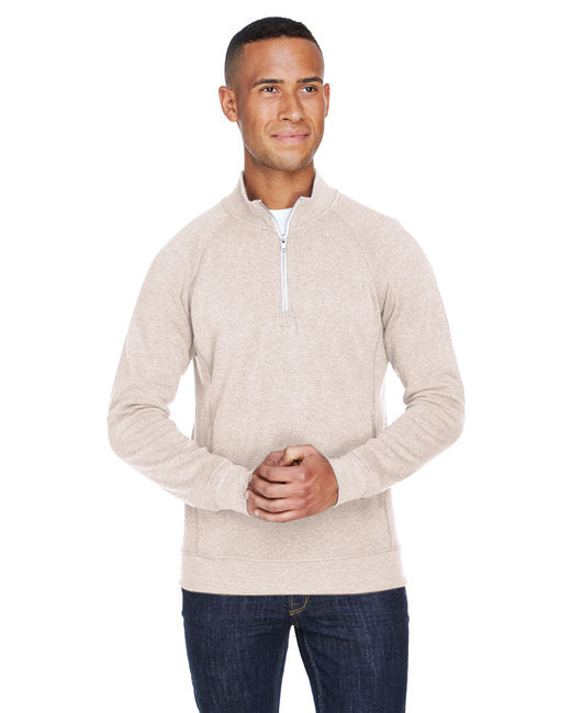 JA8869 J America Adult Triblend Fleece Quarter-Zip