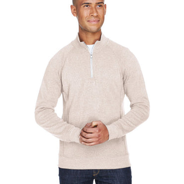 JA8869 J America Adult Triblend Fleece Quarter-Zip