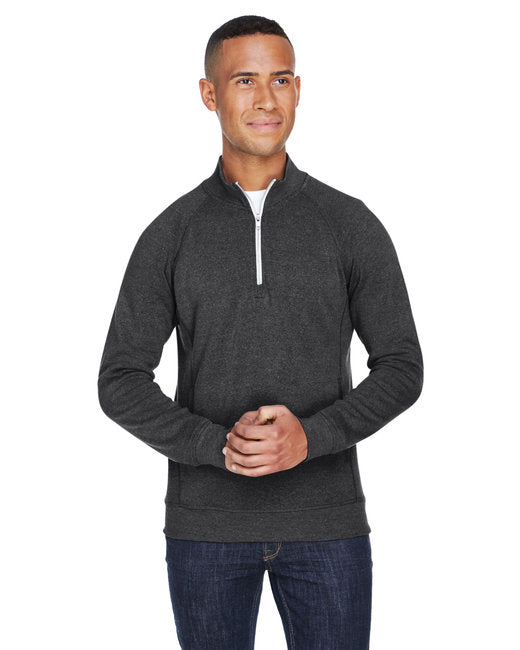 JA8869 J America Adult Triblend Fleece Quarter-Zip