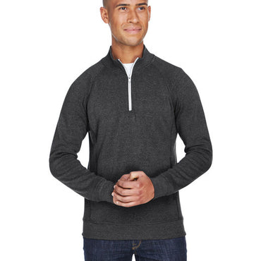 JA8869 J America Adult Triblend Fleece Quarter-Zip