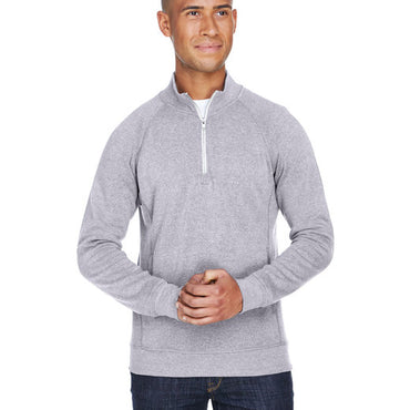 JA8869 J America Adult Triblend Fleece Quarter-Zip