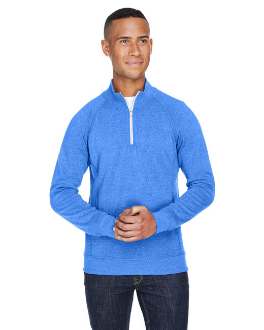 JA8869 J America Adult Triblend Fleece Quarter-Zip