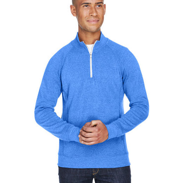 JA8869 J America Adult Triblend Fleece Quarter-Zip