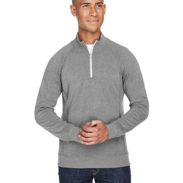 JA8869 J America Adult Triblend Fleece Quarter-Zip