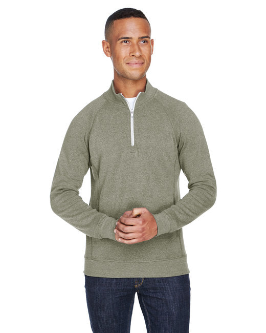 JA8869 J America Adult Triblend Fleece Quarter-Zip