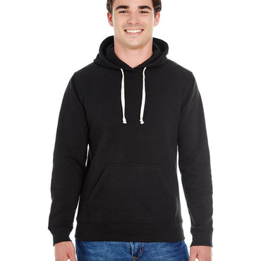 JA8871 J America Adult Triblend Pullover Fleece Hooded Sweatshirt