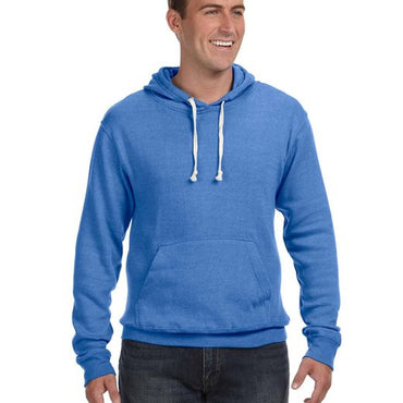 JA8871 J America Adult Triblend Pullover Fleece Hooded Sweatshirt