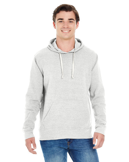 JA8871 J America Adult Triblend Pullover Fleece Hooded Sweatshirt