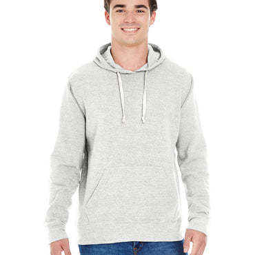 JA8871 J America Adult Triblend Pullover Fleece Hooded Sweatshirt