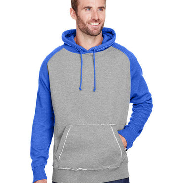 JA8885 J America Adult Vintage Heather Pullover Hooded Sweatshirt