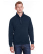 JA8890 J America Adult Quilted Snap Pullover