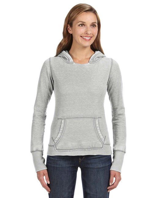 JA8912 J America Ladies' Zen Pullover Fleece Hooded Sweatshirt