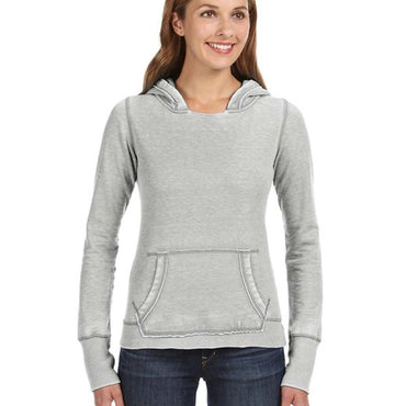 JA8912 J America Ladies' Zen Pullover Fleece Hooded Sweatshirt