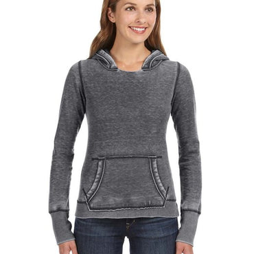 JA8912 J America Ladies' Zen Pullover Fleece Hooded Sweatshirt