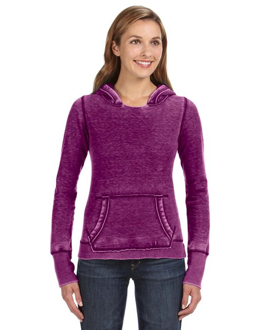 JA8912 J America Ladies' Zen Pullover Fleece Hooded Sweatshirt