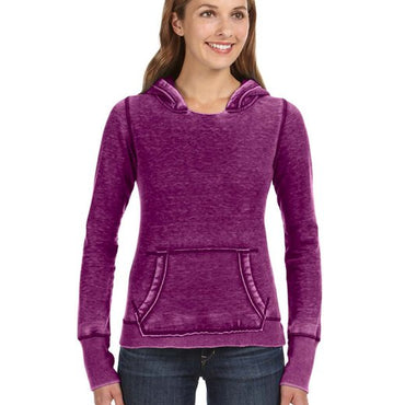 JA8912 J America Ladies' Zen Pullover Fleece Hooded Sweatshirt