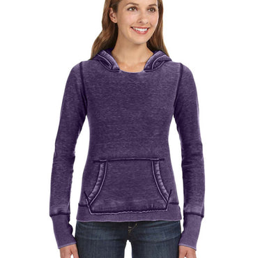 JA8912 J America Ladies' Zen Pullover Fleece Hooded Sweatshirt