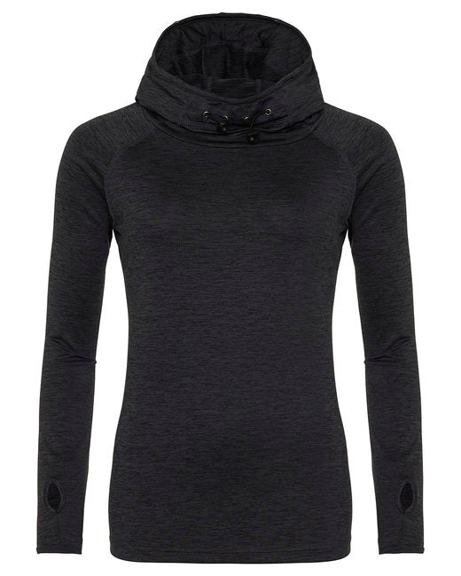 JCA038 Just Hoods By AWDis Ladies' Cool Cowl-Neck Long-Sleeve T-Shirt