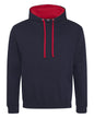 JHA003 Just Hoods By AWDis Adult 80/20 Midweight Varsity Contrast Hooded Sweatshirt