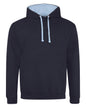 JHA003 Just Hoods By AWDis Adult 80/20 Midweight Varsity Contrast Hooded Sweatshirt