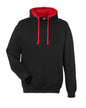 JHA003 Just Hoods By AWDis Adult 80/20 Midweight Varsity Contrast Hooded Sweatshirt