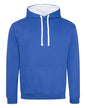 JHA003 Just Hoods By AWDis Adult 80/20 Midweight Varsity Contrast Hooded Sweatshirt