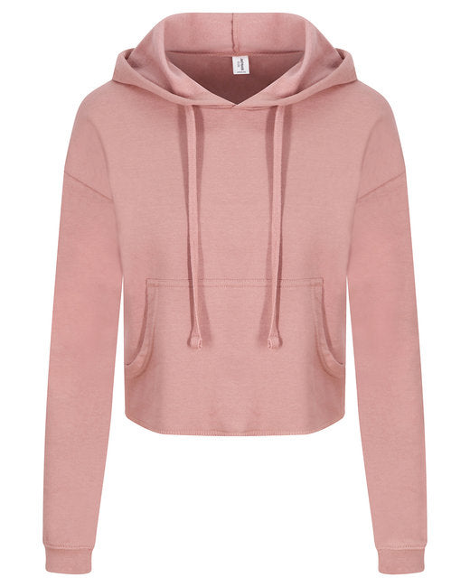 JHA016 Just Hoods By AWDis Ladies' Girlie Cropped Hooded Fleece with Pocket