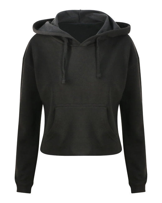 JHA016 Just Hoods By AWDis Ladies' Girlie Cropped Hooded Fleece with Pocket