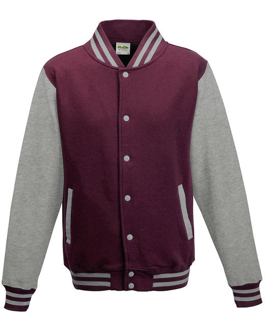 JHA043 Just Hoods By AWDis Men's 80/20 Heavyweight Letterman Jacket