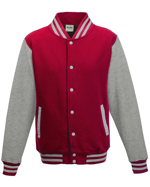 JHA043 Just Hoods By AWDis Men's 80/20 Heavyweight Letterman Jacket