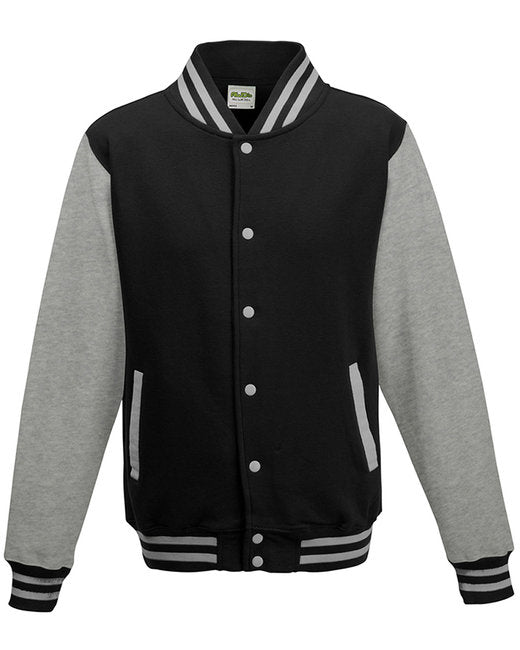 JHA043 Just Hoods By AWDis Men's 80/20 Heavyweight Letterman Jacket