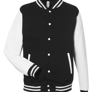 JHA043 Just Hoods By AWDis Men's 80/20 Heavyweight Letterman Jacket