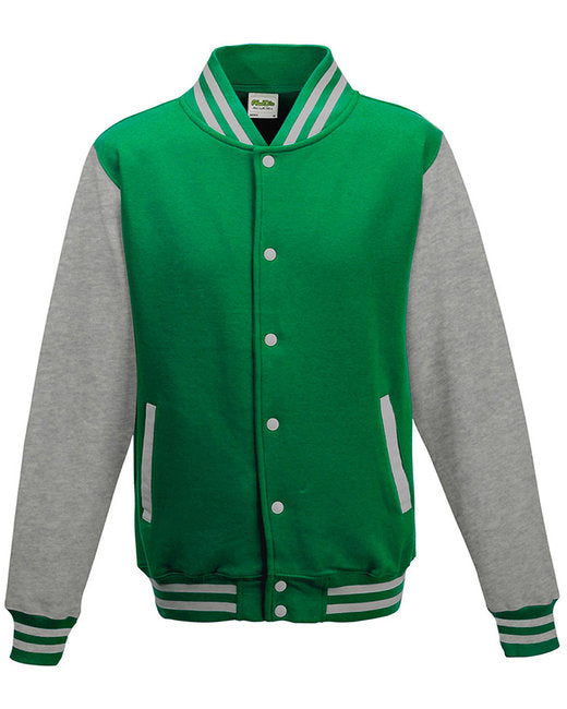 JHA043 Just Hoods By AWDis Men's 80/20 Heavyweight Letterman Jacket