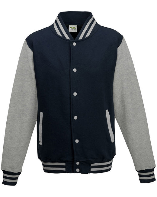 JHA043 Just Hoods By AWDis Men's 80/20 Heavyweight Letterman Jacket