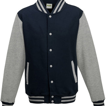 JHA043 Just Hoods By AWDis Men's 80/20 Heavyweight Letterman Jacket