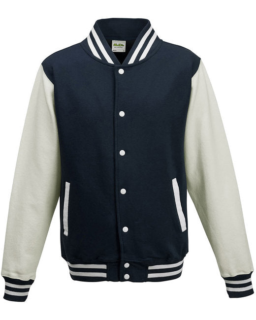 JHA043 Just Hoods By AWDis Men's 80/20 Heavyweight Letterman Jacket