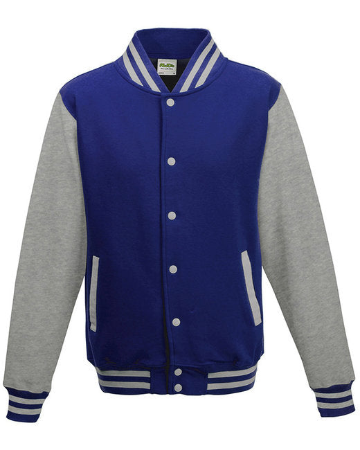 JHA043 Just Hoods By AWDis Men's 80/20 Heavyweight Letterman Jacket