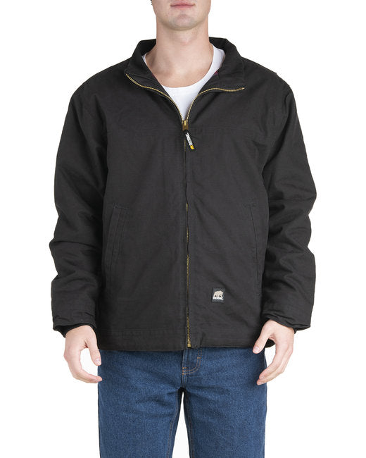 JL17 Berne Men's Flagstone Flannel-Lined Duck Jacket